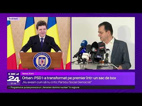 Ludovic Orban spune că a fost dat afară de Nicușor Dan pentru „un fleac”