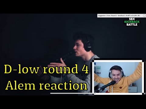Alem react to D-Low vs B-Art SBX KICKBACK BATTLE ROUND 4