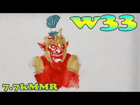Dota 2 - w33 7713 MMR Plays Troll Warlord Vol 1# - Ranked Match Gameplay