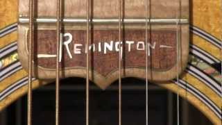 preview picture of video 'Luthier/Inlay Artist Tracy Cox discusses the Frederic Remington guitar'