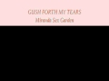 Miranda Sex Garden - Gush Forth My Tears (original, a cappella )