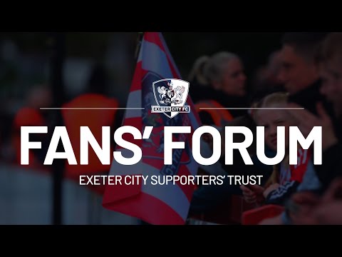 Supporters' Trust Fans' Forum: January 2026