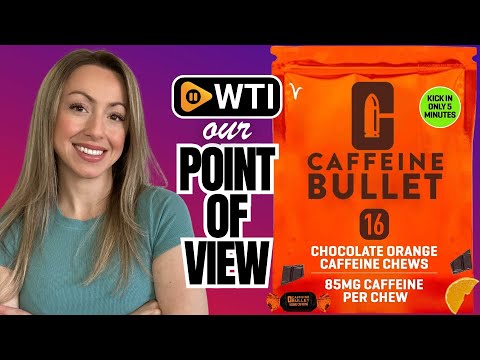 Caffeine Bullet Energy Chews - Chocolate Orange. 16 * 85mg - Faster Kick Than Pills - WTI product video review