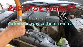 Automatic Radiator Wash Plant - How to get your radiator cleaned without removing it from the bay?
