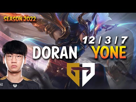 Gen Doran YONE vs RENEKTON Top - KR Ranked