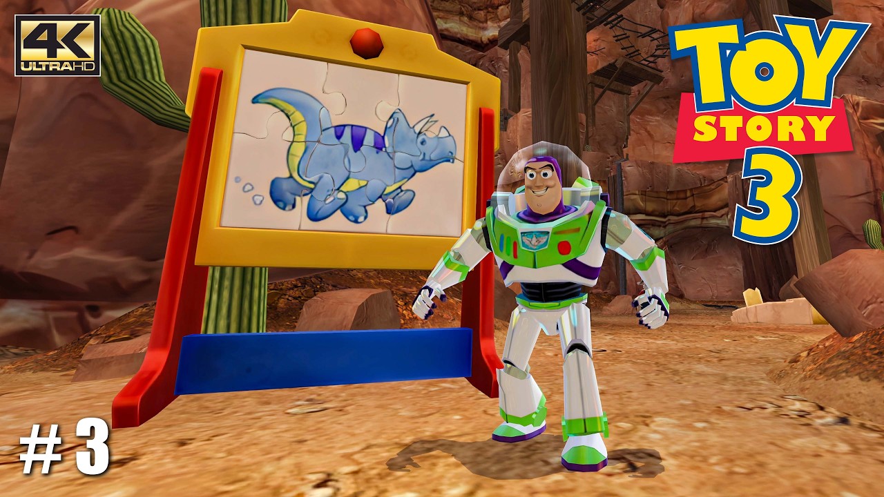 Toy Story 3 -  Wii (PC) Full Movie Playthrough / HD Textures / 4K 60 FPS LS PART 3 (DOLPHIN)