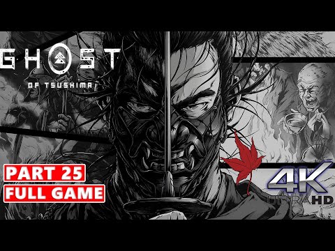 GHOST OF TSUSHIMA 100% Walkthrough Gameplay Part 25 No commentary 4k!