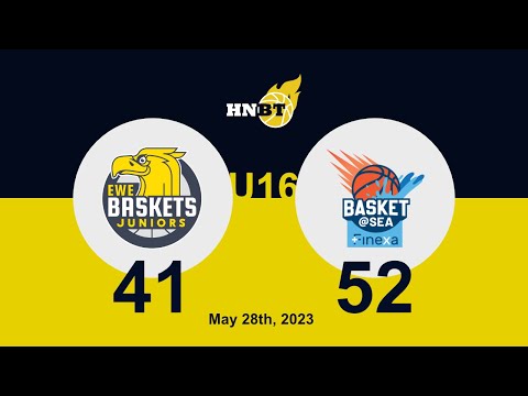 EWE Baskets vs BC Oostende - HNBT U16 - Annual Youth  Basketball Tournament