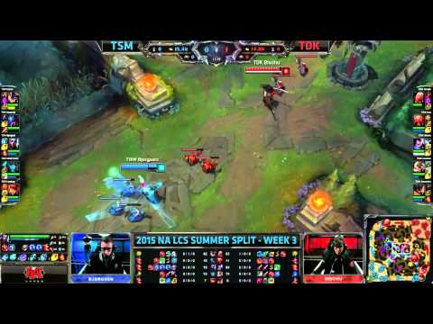 TSM WildTurtle Incredible Reaction Time - TSM vs TDK - NALCS Summer Week 3 Day 2