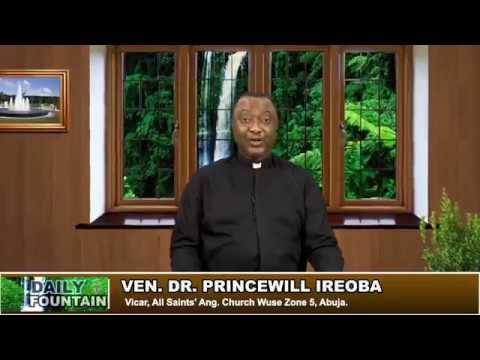 THE DAILY FOUNTAIN OF THURSDAY NOVEMBER 2, 2017 BY VEN. DR. PRINCEWILL IREOBA