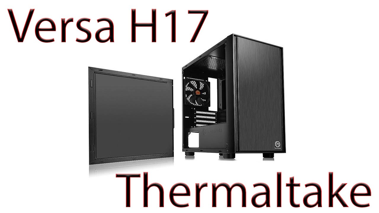 Компьютерный корпус Thermaltake Versa H17, черный