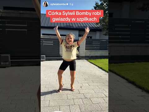 Córka Sylwii Bomby chodzi w szpilkach #sylwiabomba #tosia #córka #dlaciebie #news #viral #dziecko