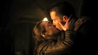 Arya All HOT KISSES Compilation  Maisie Williams
