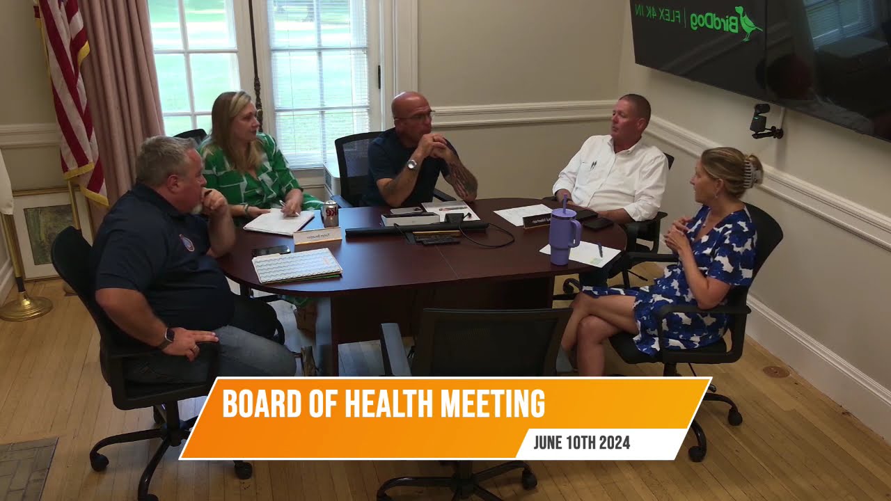 Board of Health Meeting 7/08/24