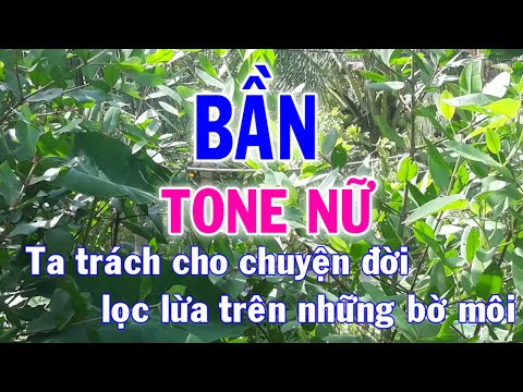 Karaoke Bần Tone Nữ Nhạc Sống l Nhật Nguyễn