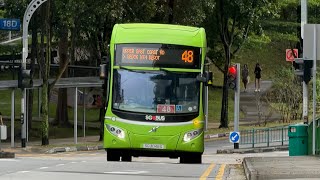 [Volvo B5LH Adventures] SG3048G on 48 - Express Ride on ECP/Benjamin Sheares Bridge