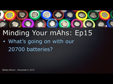 Minding Your mAhs – Ep015 – What is going on with our 20700 batteries?