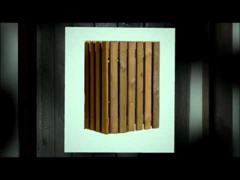 Corbeilles en bois - Mobilier Urbain Emrodis Video