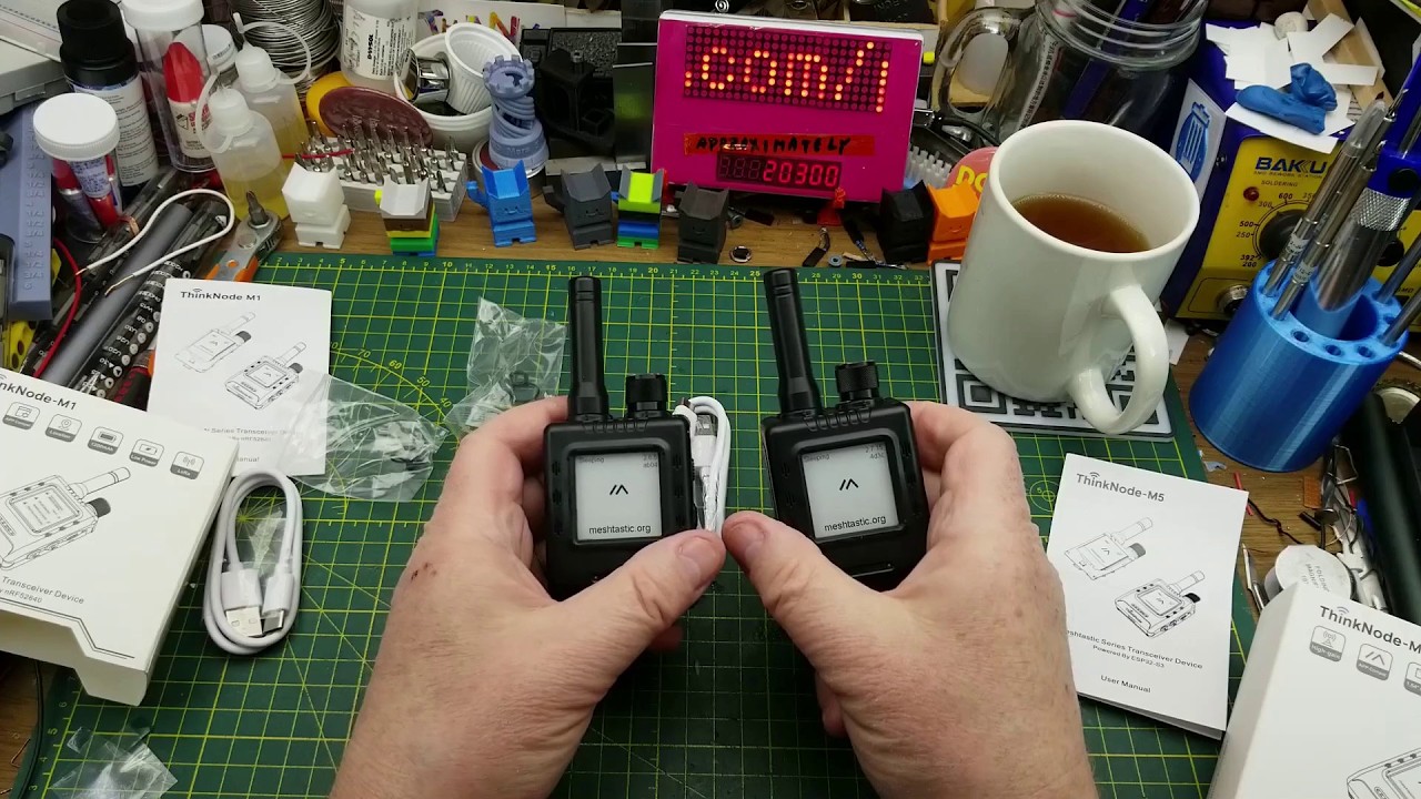 Elecrow M1 and M5 meshtastic radios - a first look