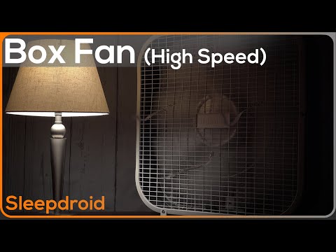 ►10 hours of Box Fan White Noise | Fan Sounds for Sleeping (HIGH Speed), Window Fan Sound