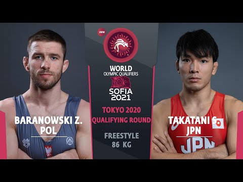 1/2 FS - 86 kg: Z. BARANOWSKI (POL) v. S. TAKATANI (JPN)
