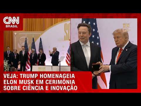 Trump concede honraria científica a Elon Musk e outros executivos da tecnologia | CNN BRASIL