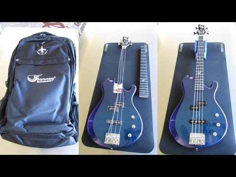 Journey Instruments OEB990BK Collapsible 30" Electric Bass in Color- Black 2024 - Gloss body, matte neck image 14