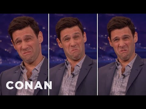 Justin Bartha's “De Niro Face” | CONAN on TBS