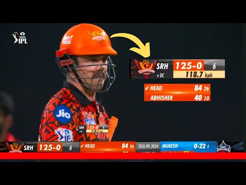 SRH Creates History! Highest Powerplay Score Ever in IPL 🔥💥|  T HEAD | SRH | A SHARMA | IPL