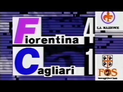 Fiorentina-Cagliari 4:1, 1990/91 - Domenica Sportiva (doppietta di Marco Nappi)