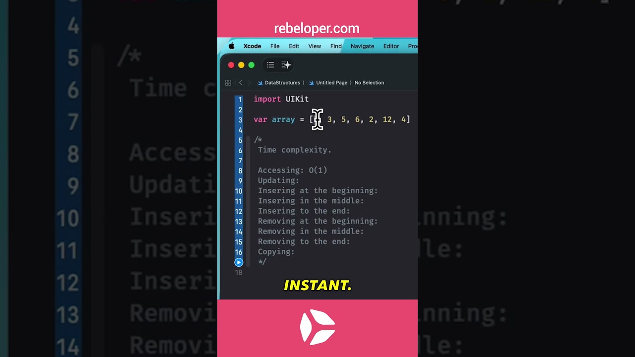 Time Complexity in Swift Arrays | Big O Explained