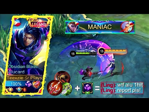 Reason Why Ling User Hate My Alucard!! | Crazy Unlimited Lifesteal Hackkkkkk!!😱