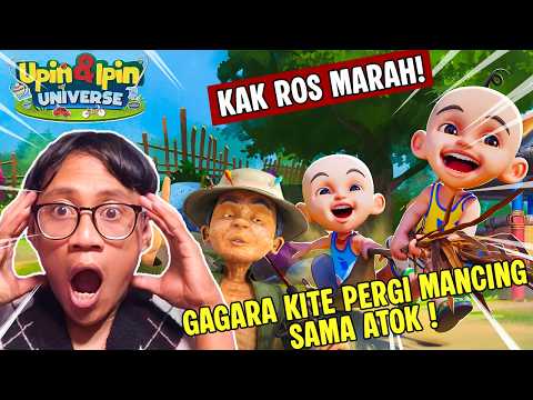 Aku Ikut Atok Memancing Ikan Kaloi Sampai Kak Ros Marah 😱| Upin Ipin Universe part 1