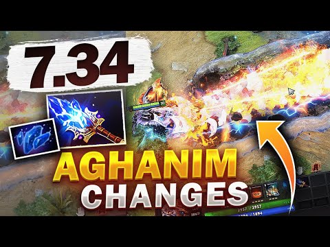Dota 2 NEW 7.34 PATCH - ALL AGHANIM'S SCEPTERS + SHARDS CHANGES