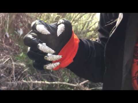 Local Citizen Eric North Rinses His Diamonds After A Fight With A Local Bear In The Woods