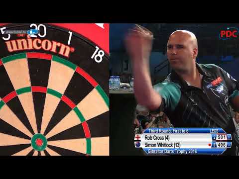 2018 Gibraltar Darts Trophy Round 3 Cross vs Whitlock