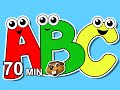 Alphabet Songs Collection More Busy Beavers 70 Min Compilation Learn To Sing The ABCs Baby