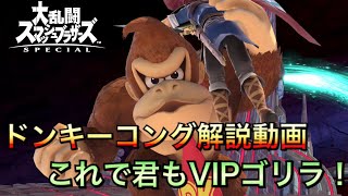 【スマブラSP】ドンキーコング解説動画！まず覚えることはこれだ！