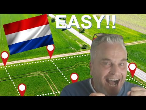 How to find your property lines with GPS in the Netherlands?
