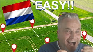 How to find your property lines with GPS in the Netherlands?