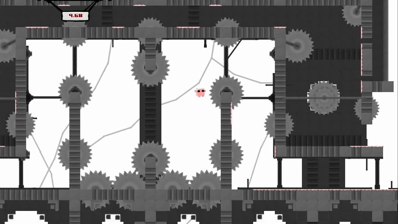 Super Meat Boy - Impossible Boy - Iron Man run (720p) - YouTube