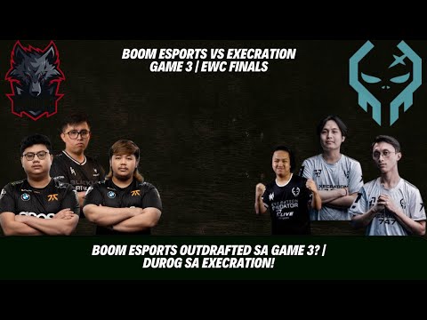 BOOM ESPORT VS EXECRATION GAME 3 | EWC GRAND FINALS | TEAM KUKUYS WATCH PARTY