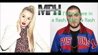 Iggy Azalea ft Mike Posner - Flash (Lyrics on Screen)