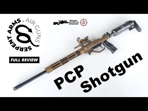 The PCP SHOTGUN by SERPENT ARMS (28 Guage) Full Review of the 550L Air Shotgun