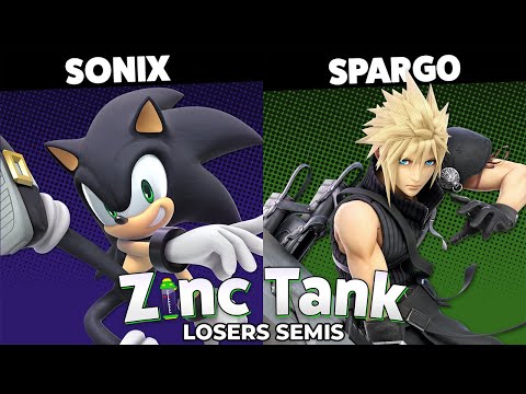 Zinc Tank #3 Losers Semis - Sonix (Sonic) vs Sparg0 (Cloud)
