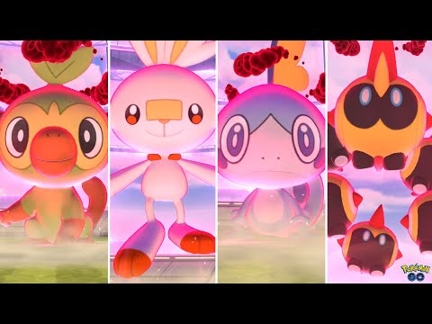 Grookey, Scorbunny, & Sobble Make Their Dynamax Debut in Pokemon GO!