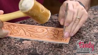 Learning Leathercraft with Jim Linnell - Lesson 7: Backgrounding, Mulefoot, and Stop