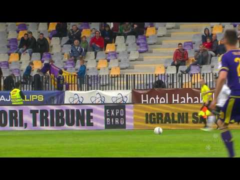 34. krog: Maribor - Rudar 2:3; Prva liga Telekom Slovenije 2015/16