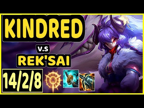 HY0G4 (KINDRED) vs REK'SAI - 14/2/8 KDA JUNGLE CHALLENGER GAMEPLAY - BR