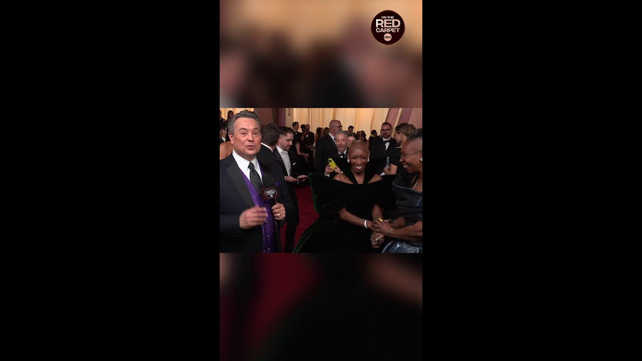 Cynthia Erivo, Whoopi Goldberg hold hands, share sweet moment on Oscars red carpet